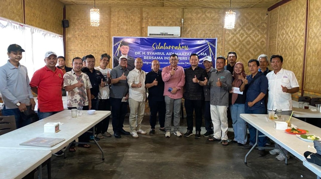 Bersempena Umumkam Pemenang Lomba Menulis Opini, Syahrul Aidi Serap Aspirasi Pers Riau Usai Forum Internasional
