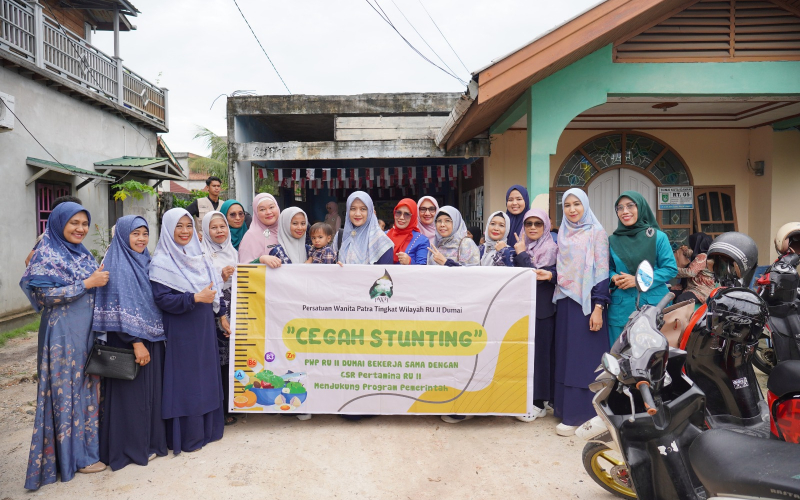 Dukung Program Pemerintah, PWP PT KPI RU II Dumai Gelar Aksi Peduli Stunting