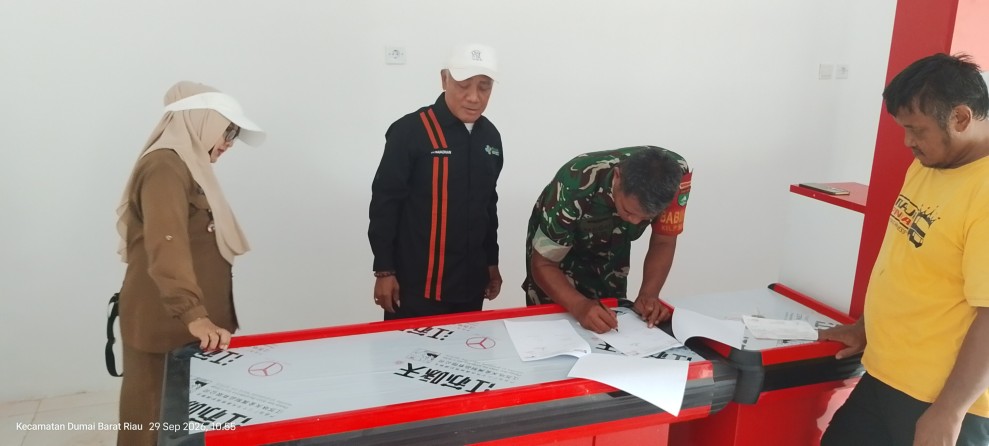 Kodim 0320/Dumai Dukung Kesiapan Operasional KDKMP Pangkalan Sesai