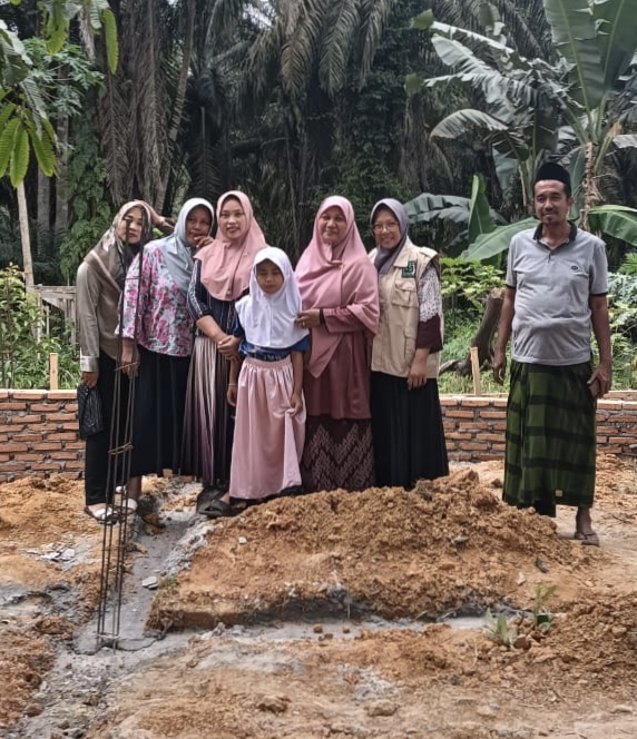 Peringati Hari Jadi Rokan Hilir ke-26, KSJ Bangun Rumah Anak Yatim Alm. Dalino Inisiator KSJ Rohil