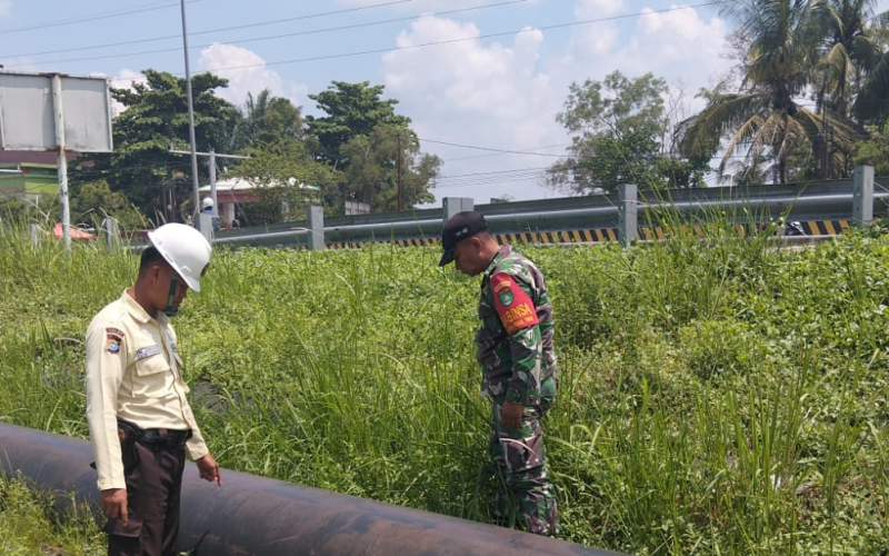 Pengawasan Intensif Jalur Pipa, Tim Gabungan Edukasi Warga Bukit Kapur