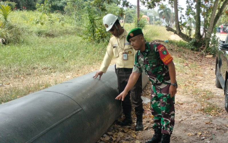 Kodim 0320 Dumai dan SKK Migas Gelar Patroli Pengamanan Jalur Pipa Minyak