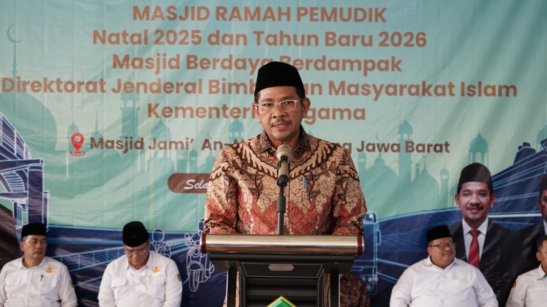 Kemenag Siapkan 6.919 Masjid Ramah Pemudik untuk Libur Natal dan Tahun Baru 2025–2026