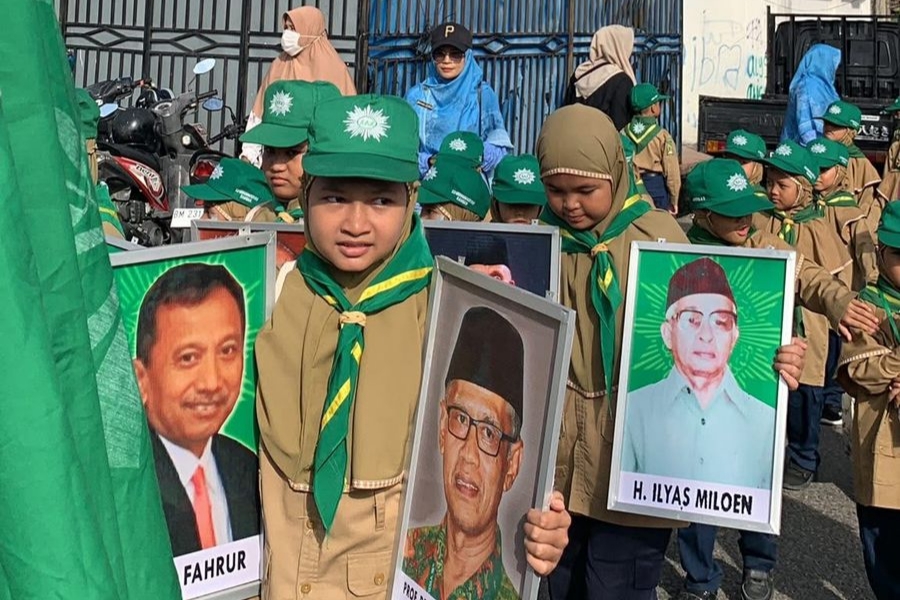 Ribuan Warga Meriahkan Pawai Ta’aruf Milad ke-113 Muhammadiyah di Pasir Pengaraian