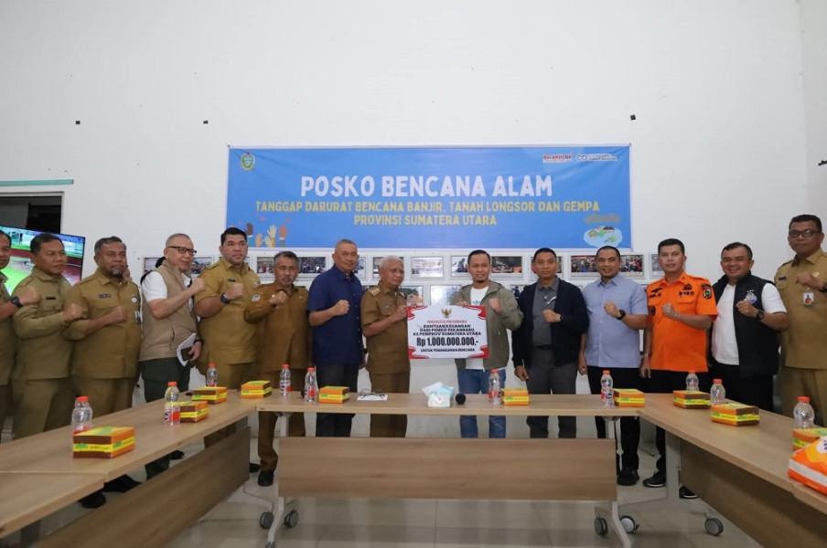 Wako Agung Antar Langsung Bantuan Total Rp3 Miliar untuk Aceh dan Sumut