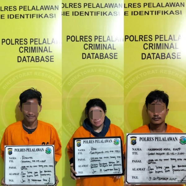 Polisi Bongkar Rantai Peredaran Sabu di Seikijang, Tiga Orang Dibekuk