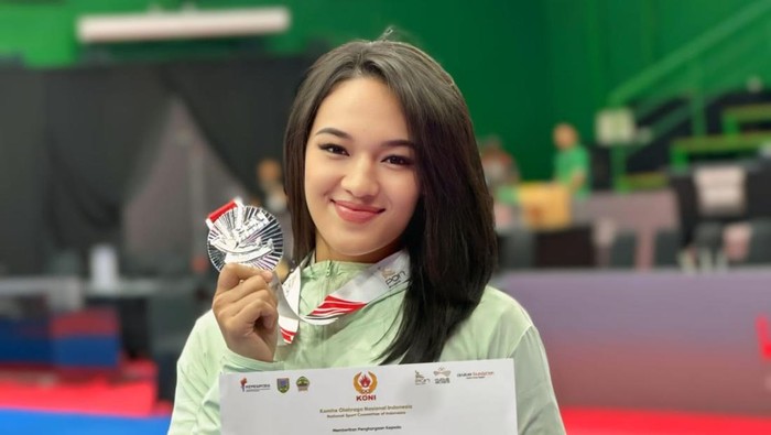 Polwan Polda Riau, Bripda Jessica, Sabet Medali Perak di PON Bela Diri 2025
