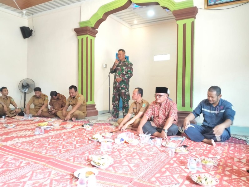 Sumur Bor TNI AD Manunggal Air Rampung, Koramil 03/Minas Gelar Doa Syukuran