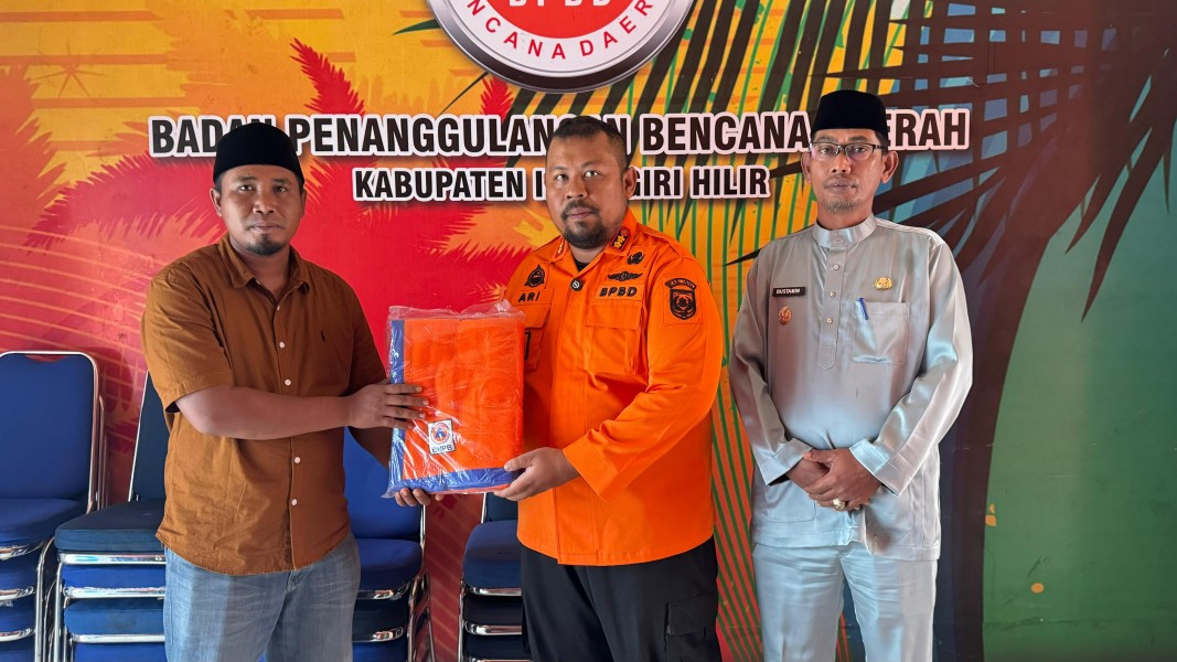 BPBD Inhil Salurkan Bantuan untuk Korban Kebakaran di Kecamatan Pelangiran