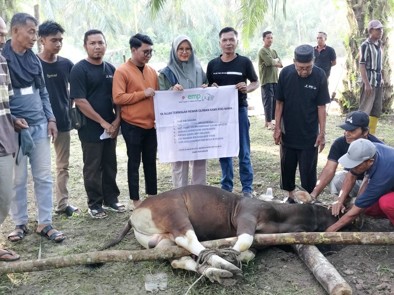Wabup Siak dan Camat Sungai Apit Apresiasi Program Energi Berqurban BDI-PT. ITA