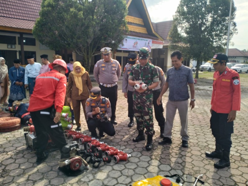 Koramil 03/Minas Siagakan Personel Hadapi Ancaman Karhutla, Danramil: Kesiapsiagaan Harus Dimulai Sebelum Bencana Terjadi