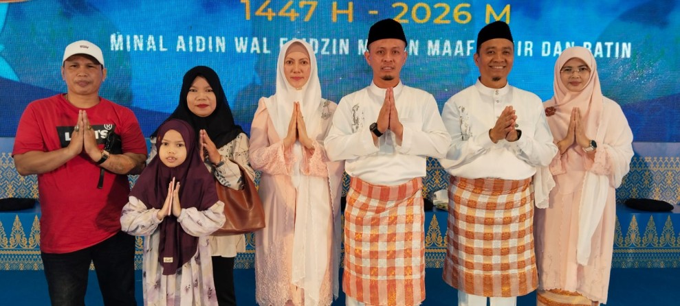 Hangatnya Open House Wali Kota Pekanbaru, Pimpinan Media Soroti Silaturahmi hingga Isu Banjir dan Sampah