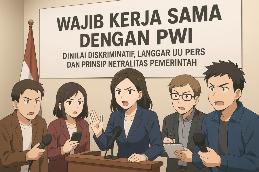 Monopoli Organisasi Pers Dinilai Ancam Demokrasi dan Etika Publik