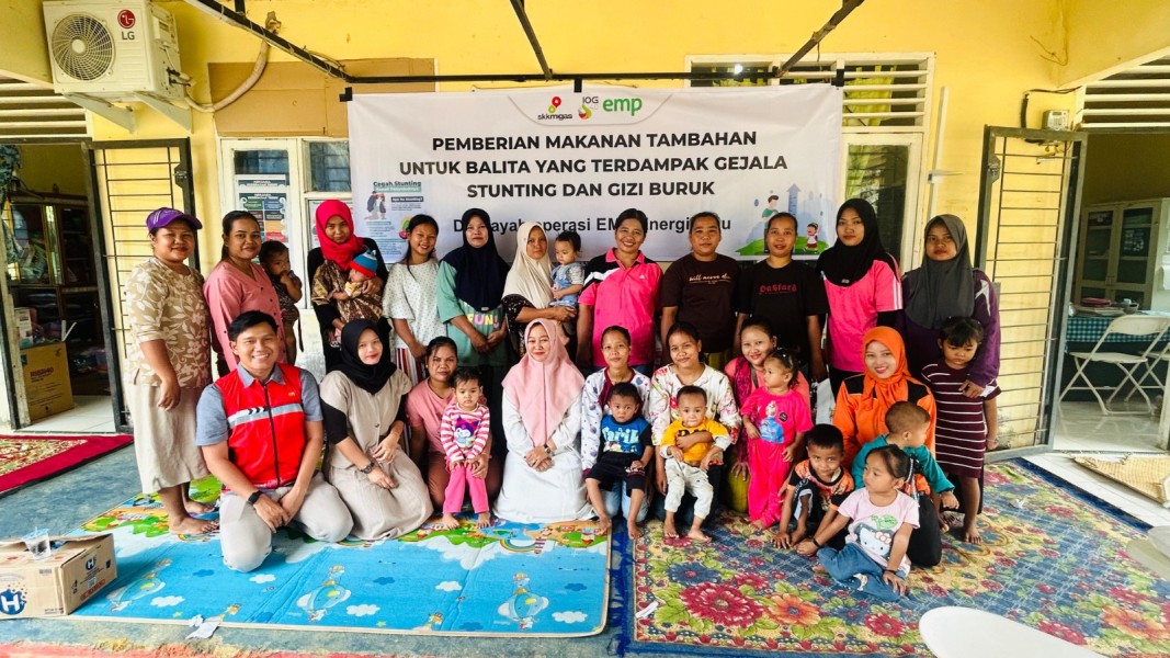 EMP Energi Riau Konsisten Perangi Stunting, Dorong Kesejahteraan Warga di Riau