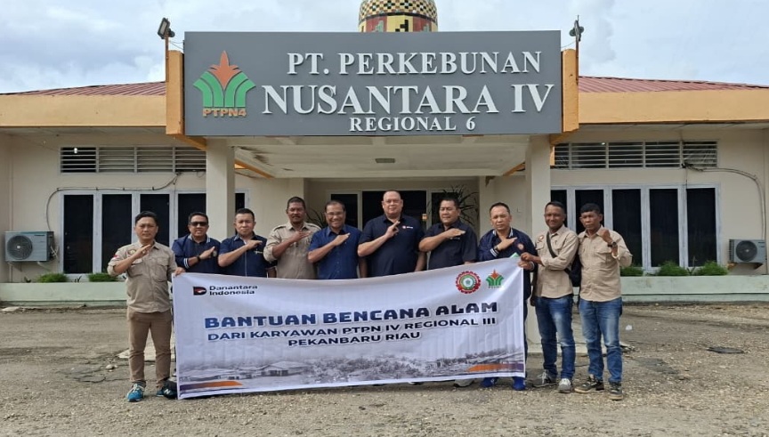 Terus Mengalir, Serikat Pekerja PTPN IV Regional III Turut Salurkan Donasi Bantuan Hidrometeorologi Sumatra
