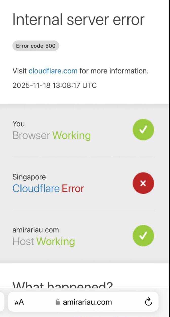 Cloudflare Alami Gangguan, Sejumlah Situs Besar, X Twitter Hingga Saham Ikut Tumbang