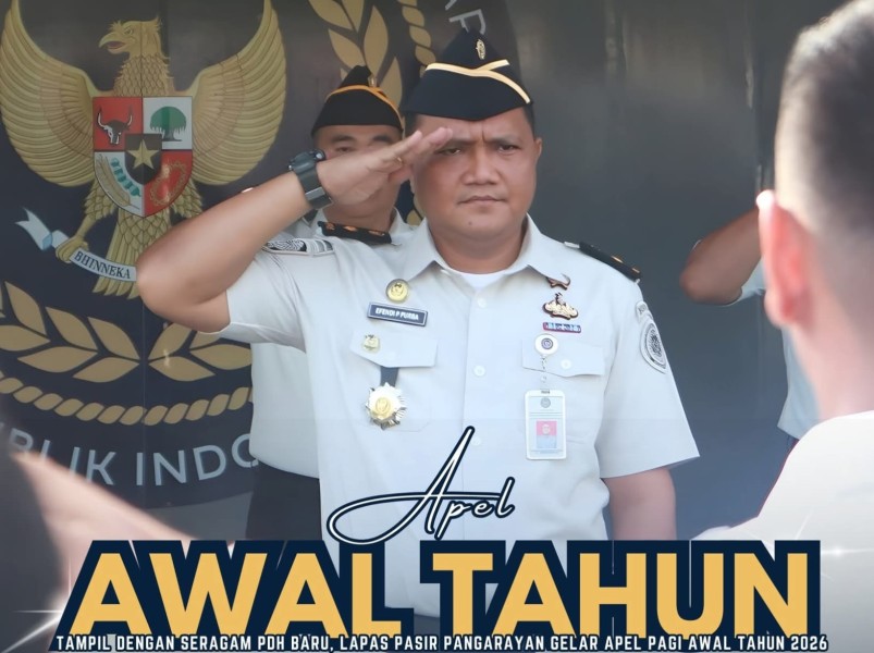 Apel Awal Tahun 2026, Lapas Pasir Pangarayan Tegaskan Semangat Baru dan Komitmen Pelayanan