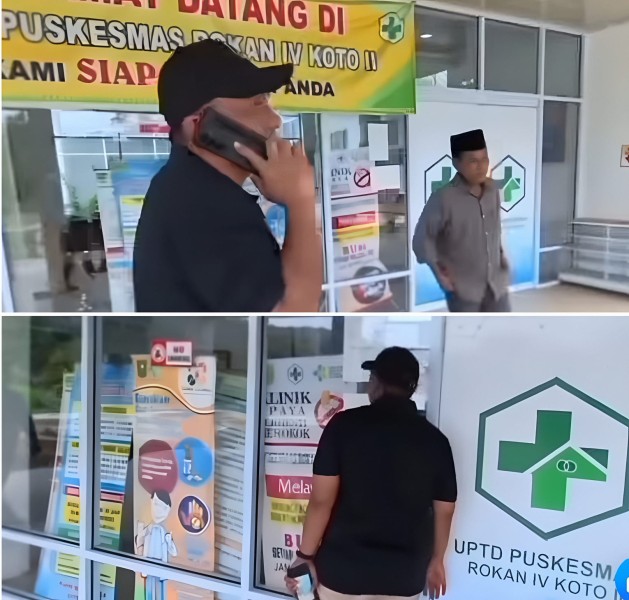 Sidak Mendadak Bupati Anton, UGD Puskesmas Rokan IV Koto II Tutup di Jam Kerja