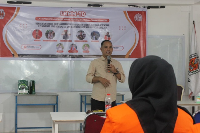 LKMMTD BEM STIE Riau Sukses, Tekankan Integritas Pemimpin dan Regenerasi Kualitas