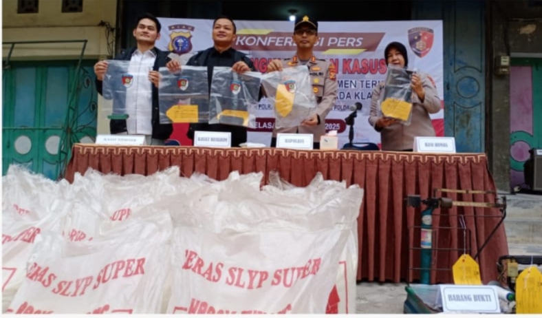 Polres Dumai Bongkar Sindikat Beras Oplosan 50 Ton, Bermerek Premium tapi Isi Campuran