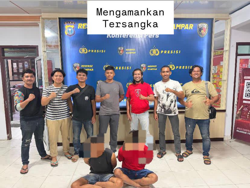 Resmob Polres Kampar Sikat Pelaku Curanmor, Sembunyi di Bawah Ranjang!