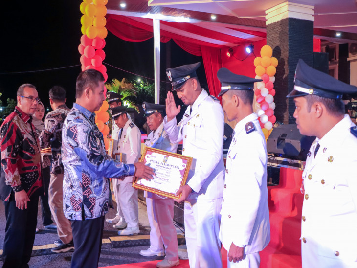 Raih Penghargaan Terbaik 1 Paralegal Justice Award Tingkat Kabupaten Kampar, Kades Pulau Terap: Alhamdulillah...