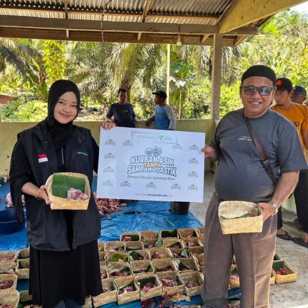 Dompet Dhuafa Volunteer Riau Ajak Masyarakat Berkurban dengan Ramah Lingkungan di Kampar