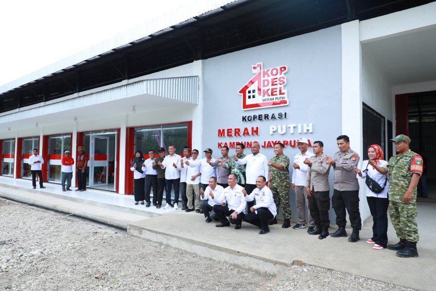 Wabup Siak Resmikan KMP Jayapura, Harga Produk Ditarget Lebih Murah dari Pasar