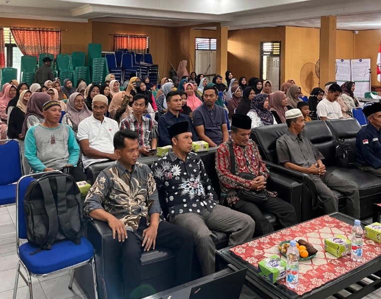 Ajak Masyarakat Tembilahan Hulu Jaga Persatuan, Mafirion Sosialisasi Empat Pilar Kebangsaan