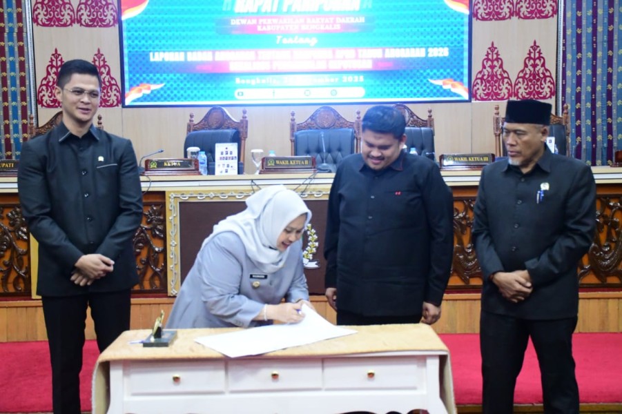 APBD Bengkalis 2026 Disahkan Rp2,8 Triliun