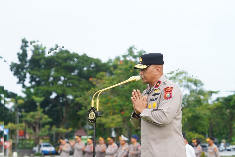 Apel Terakhir Wakapolda Riau, Brigjen Jossy Sampaikan Pesan Perpisahan
