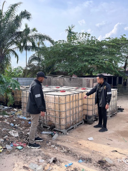 Satreskrim Polres Dumai Turun Langsung Cek Lokasi di Duga  BBM illegal