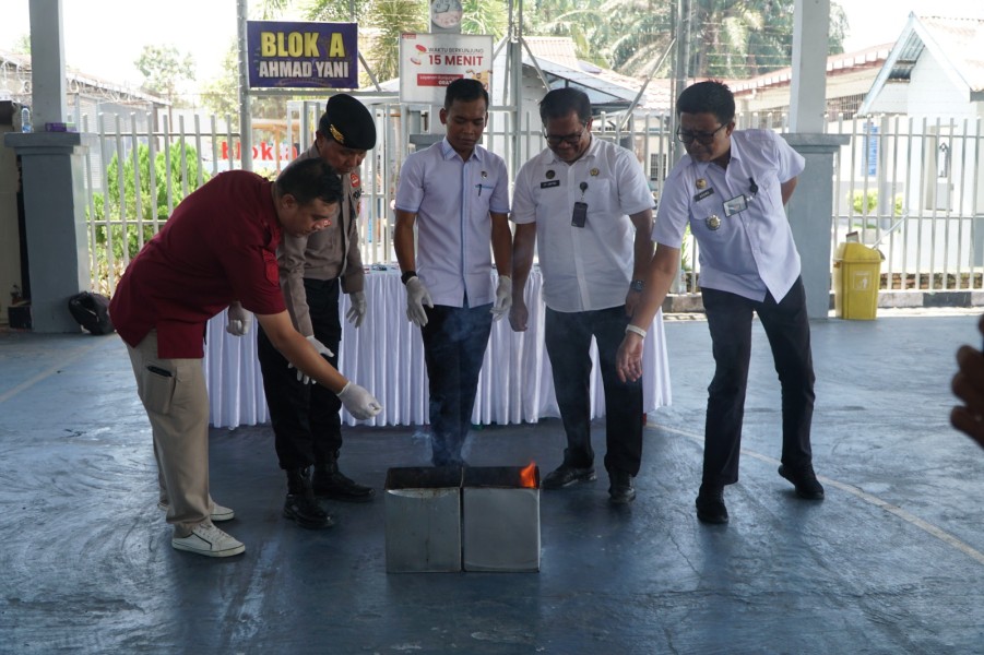 Rutan Dumai Gelar Razia Kamar Hunian Warga Binaan