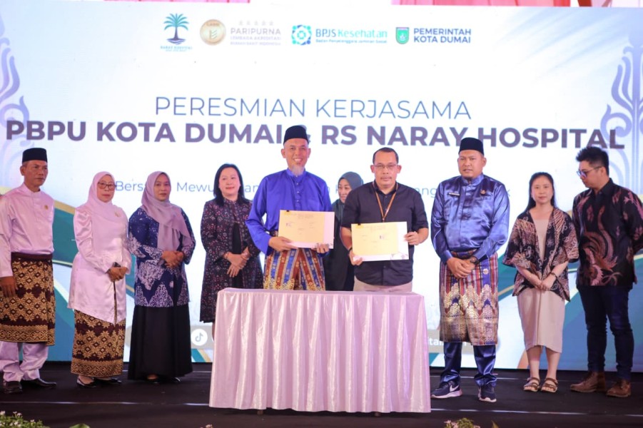 Wako Paisal Hadiri Penandatanganan Kerja Sama BPJS Kesehatan dan Naray Hospital