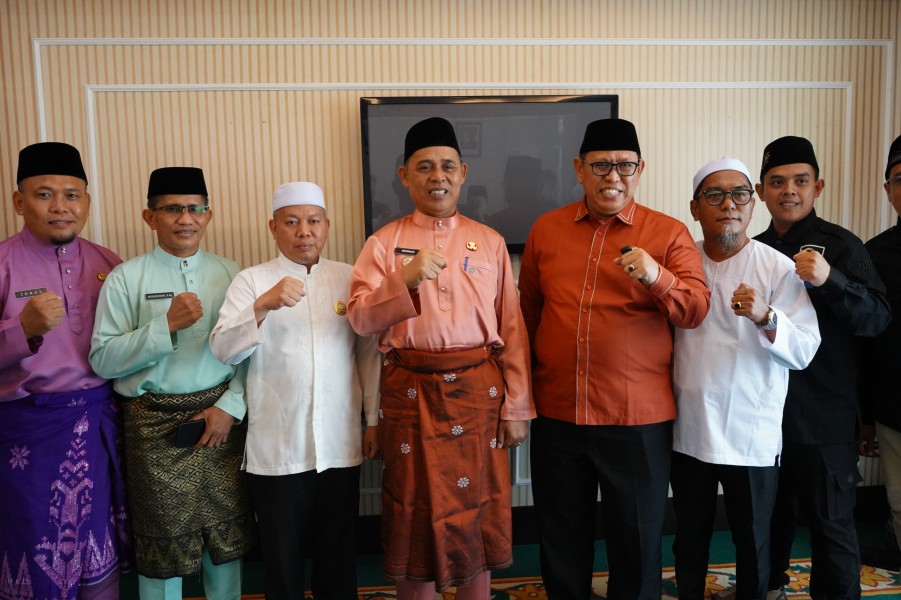 Bupati Inhil H. Herman Terima Kunjungan Anggota DPD RI Dapil Riau
