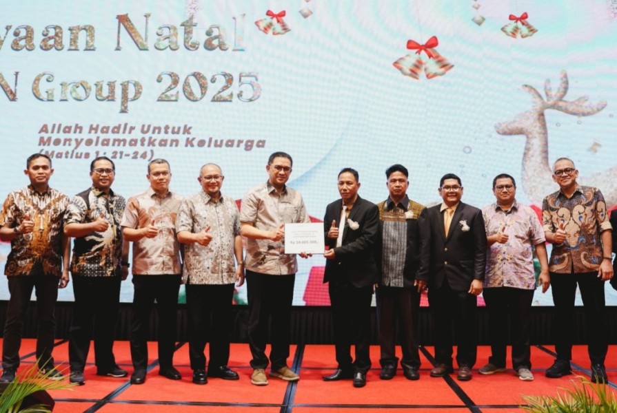 Karyawan Nasrani PTPN IV Regional III Maknai Natal Dengan Berdonasi Korban Bencana