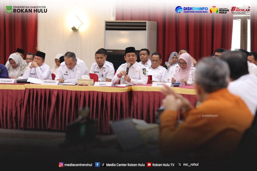 Pemprov Riau Gelar High Level Meeting TPID, Wabup Rohul Usulkan Daerah Sentral Stok Pangan