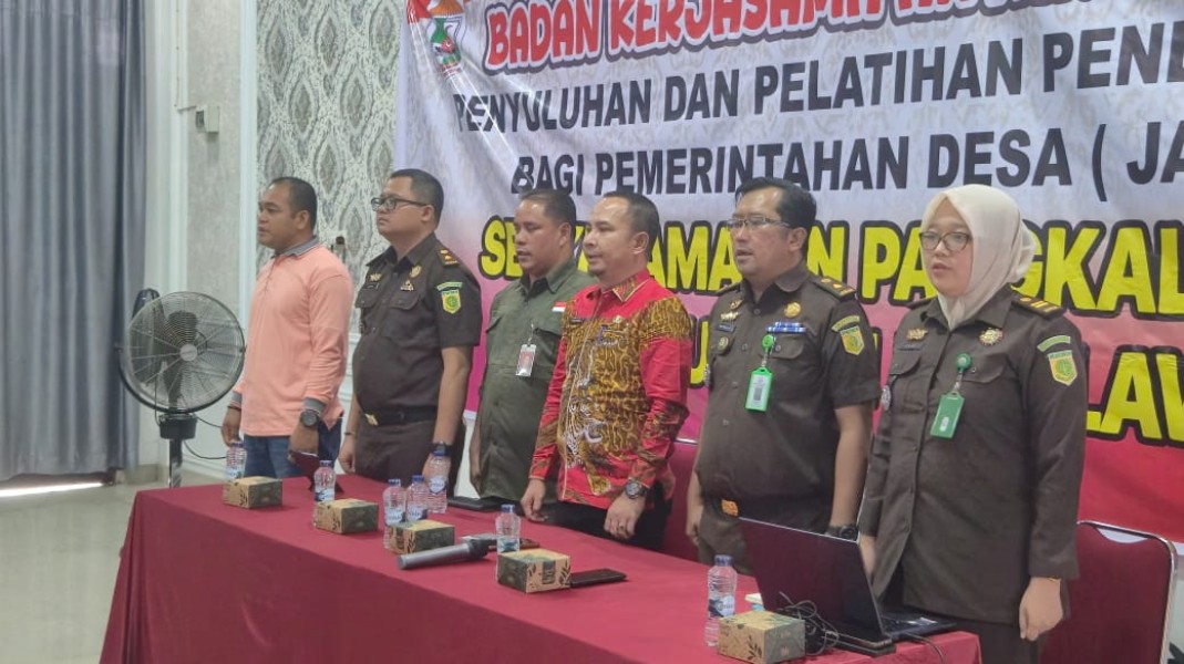 Jaksa Garda Desa Resmi Bergerak di Pelalawan, Kepala Desa dan BPD Diberi Pendidikan Hukum Pengelolaan Dana Desa