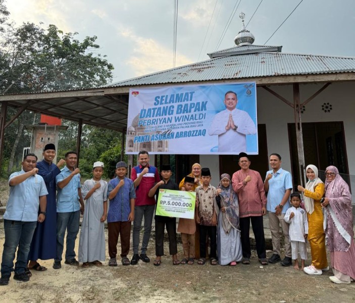 Dari Kampa untuk Pendidikan: Pebriyan Winaldi Bangun Madrasah, Rawat Masa Depan Guru