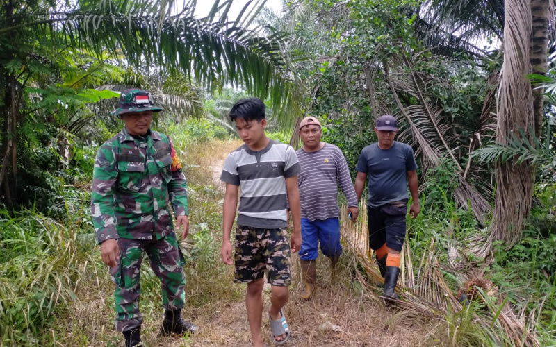 Upaya Pencegahan Terjadinya Karhutla, Babinsa Koramil 03 Tak Henti Lakukan Patroli