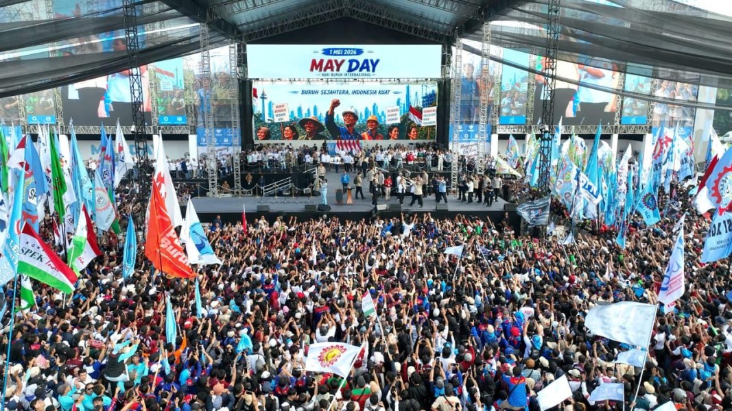 Prabowo Hadiri May Day 2026 di Monas, Buruh Sampaikan Aspirasi Langsung