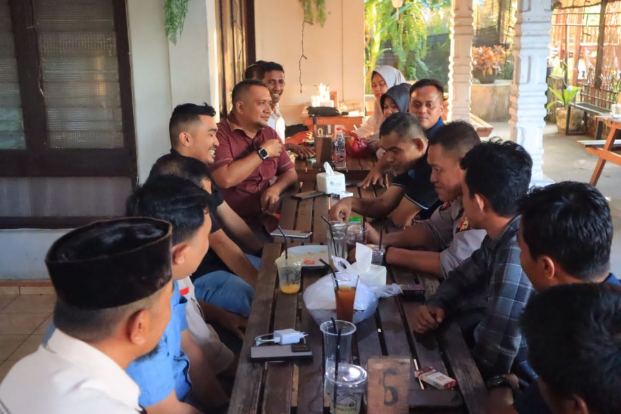 PWI Kampar Silaturrahmi Sekaligus Audiensi Bersama Kapolres Kampar