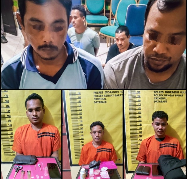 Polisi Dari Sektor Rengat Barat Tangkap Dukun dan Kroni, Ini Kasusnya