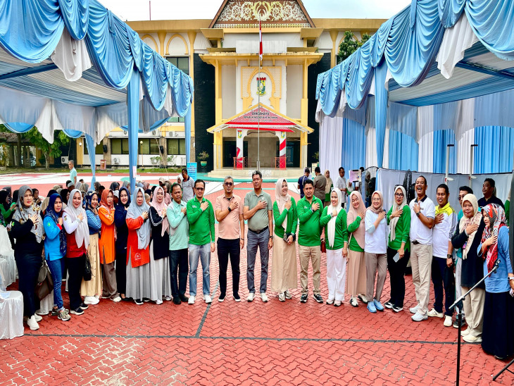 Pemkab Kampar Resmi Luncurkan Program Cek Kesehatan Gratis dan Tes Kebugaran Jasmani