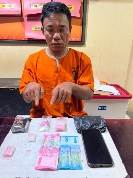 Dagang Sabu, Warga Desa Pauh Ranap Dibekuk Polisi