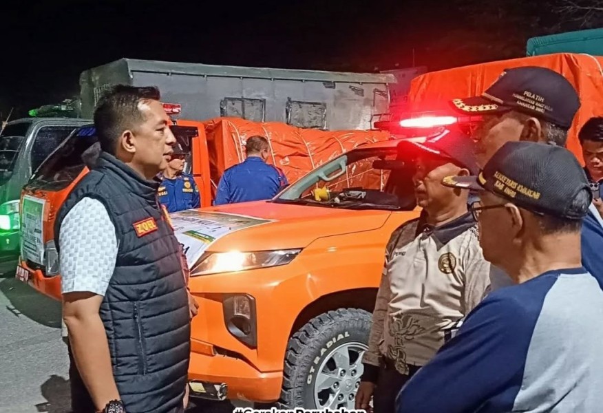 Uang Tunai, Sembako dan Pakaian Donasi Pemkab Inhu Diberangkatkan ke Provinsi Terdampak Bencana