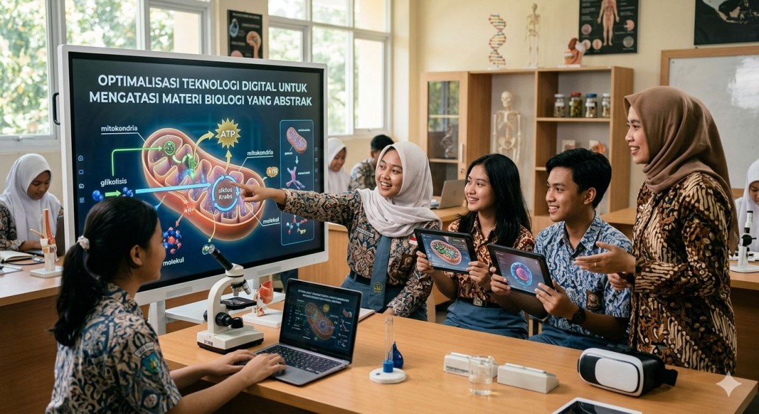 OPTIMALISASI TEKNOLOGI DIGITAL UNTUK MENGATASI  MATERI BIOLOGI YANG ABSTRAK