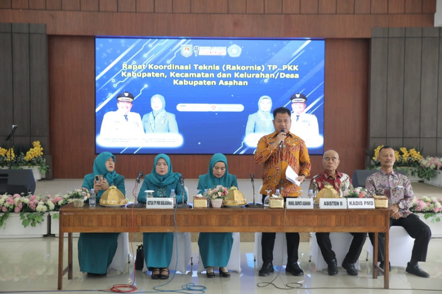 Rakornis TP-PKK Kabupaten Asahan Bulan Juli 2025