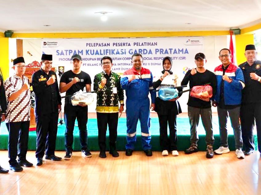 PT KPI Unit Dumai dan LAMR Dumai Berkolaborasi Perkuat Daya Saing SDM Lokal Melalui Program Pelatihan Satpam Gada Pratama