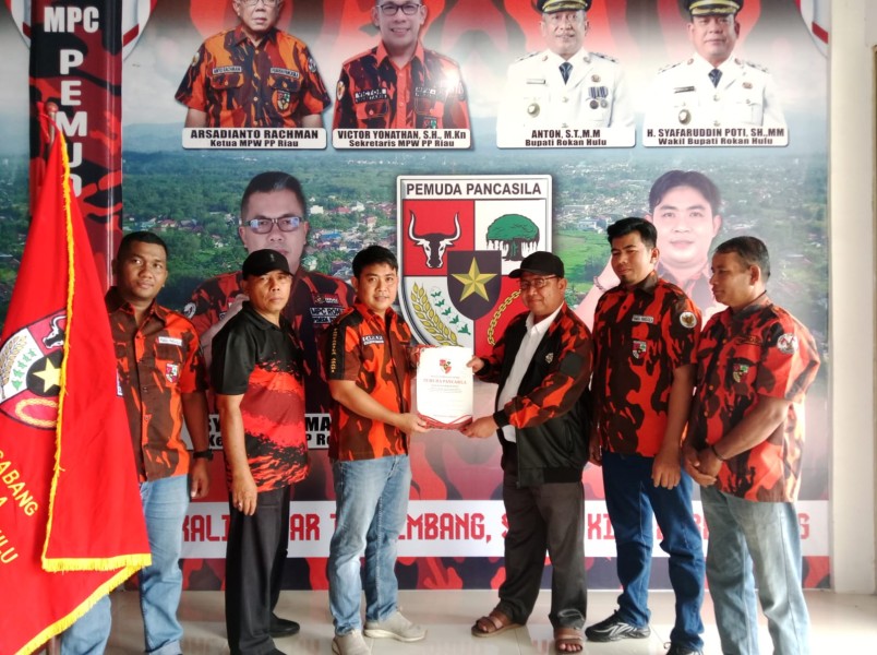 Penyerahan SK Karateker PAC PP Kepenuhan Hulu, Awal Penguatan Organisasi di Tingkat Kecamatan